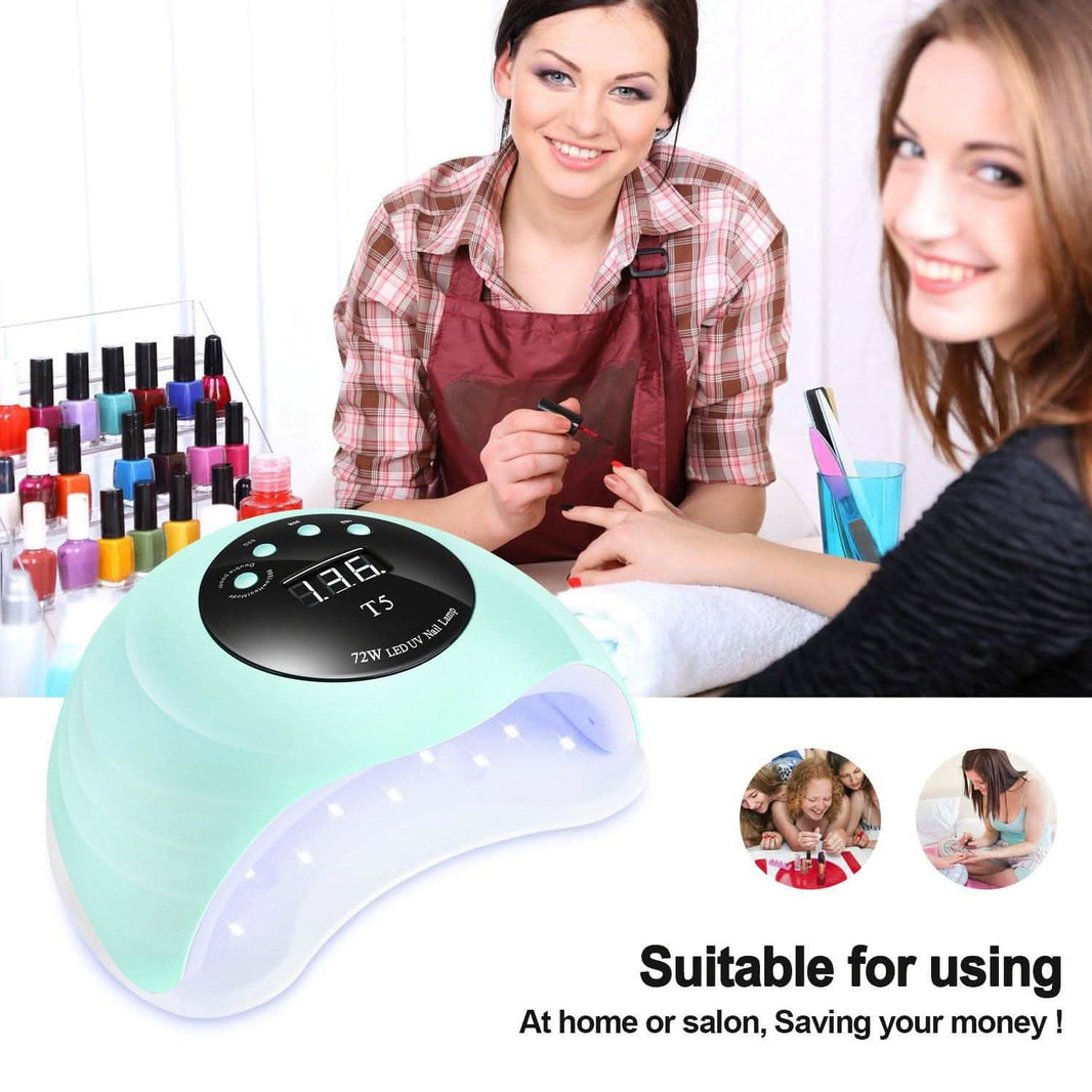 48W UV LED Gel Nail Lamp with 4 Timer-48W UV LED Gel Nail Lamp with 4 Timer