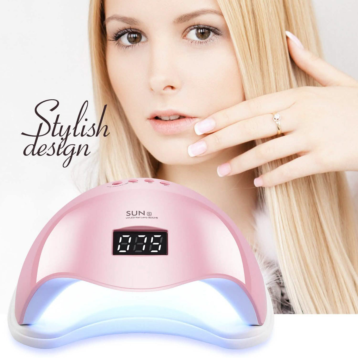 48W UV LED Gel Nail Lamp with 4 Timer-48W UV LED Gel Nail Lamp with 4 Timer