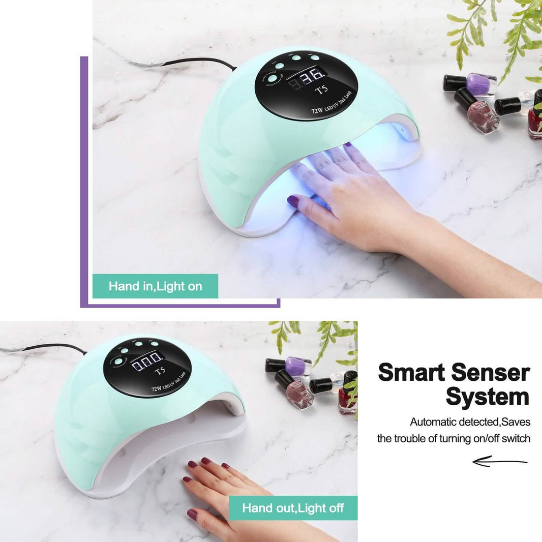 48W UV LED Gel Nail Lamp with 4 Timer-48W UV LED Gel Nail Lamp with 4 Timer