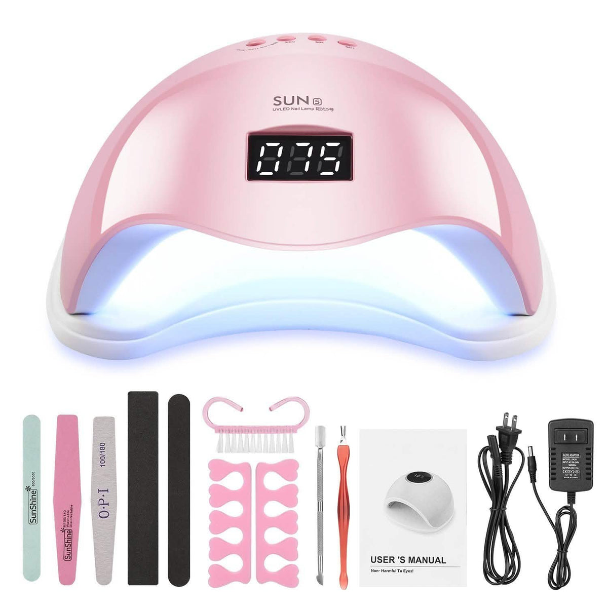 48W UV LED Gel Nail Lamp with 4 Timer-48W UV LED Gel Nail Lamp with 4 Timer