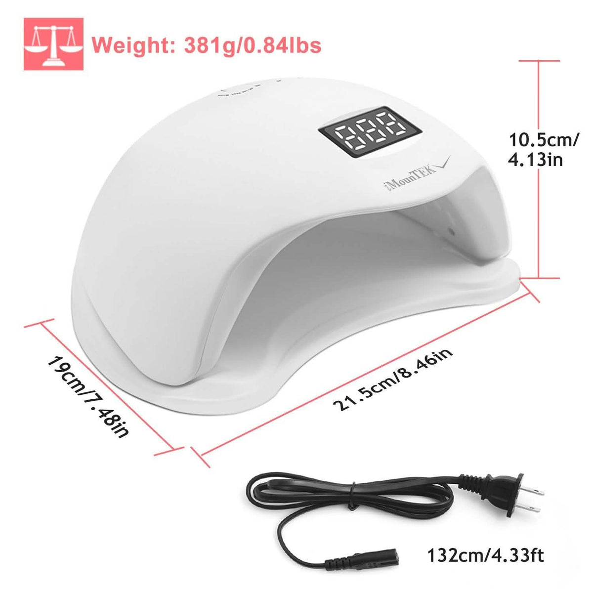 48W UV LED Nail Lamp Gel Polish Nail Dryer-48W UV LED Nail Lamp Gel Polish Nail Dryer