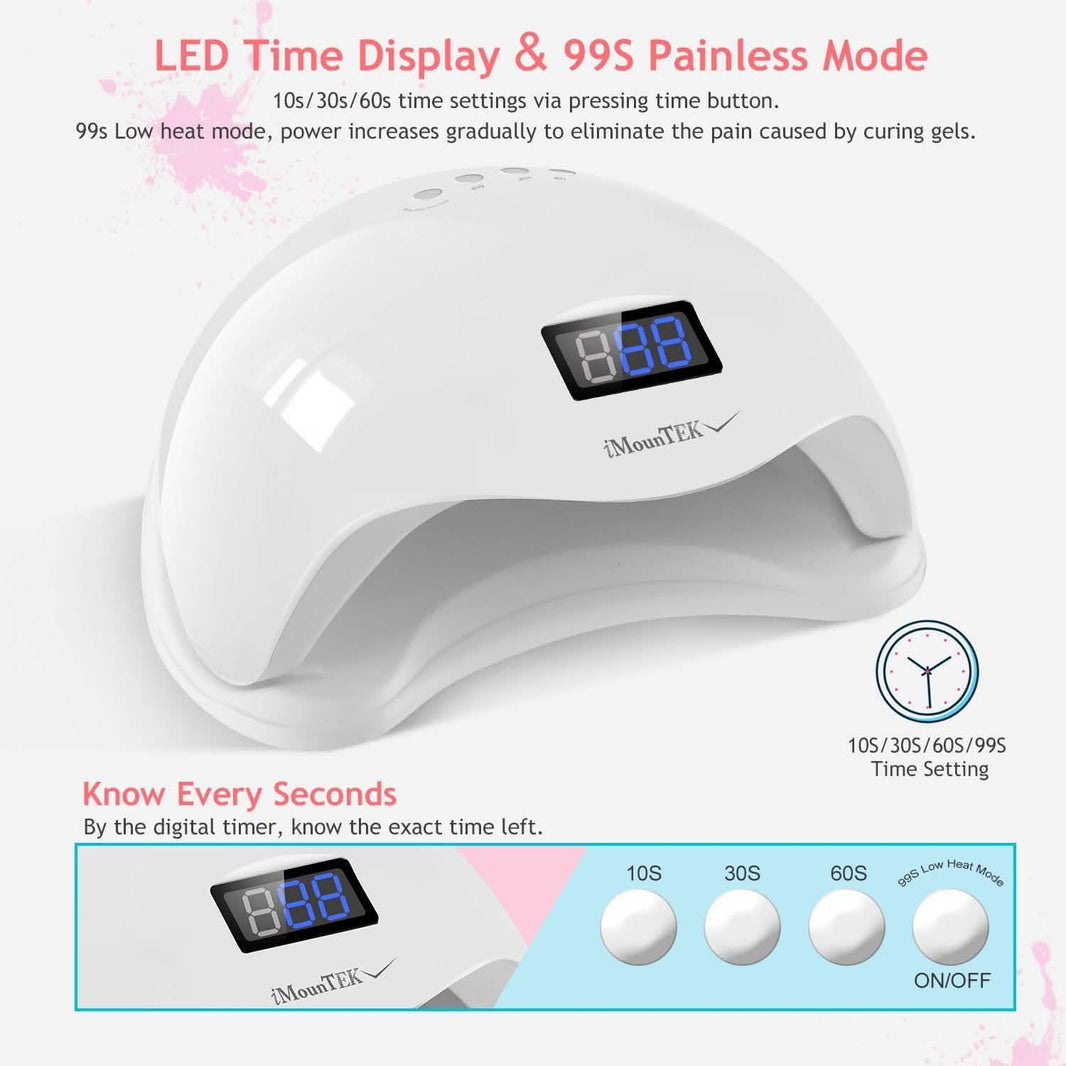 48W UV LED Nail Lamp Gel Polish Nail Dryer-48W UV LED Nail Lamp Gel Polish Nail Dryer