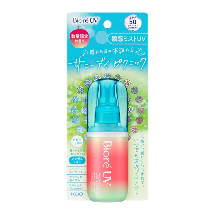 Biore UV Aqua Rich Aqua Protect Mist SPF 50 PA++++-Biore UV Aqua Rich Aqua Protect Mist SPF 50 PA++++