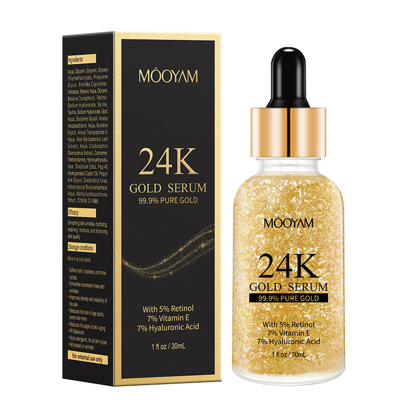 24K Gold Foil30mL Vitamin E Retinol Anti-wrinkle The Lifting Face Serum-bb3d5046692527f8ad5480d8e976c70e