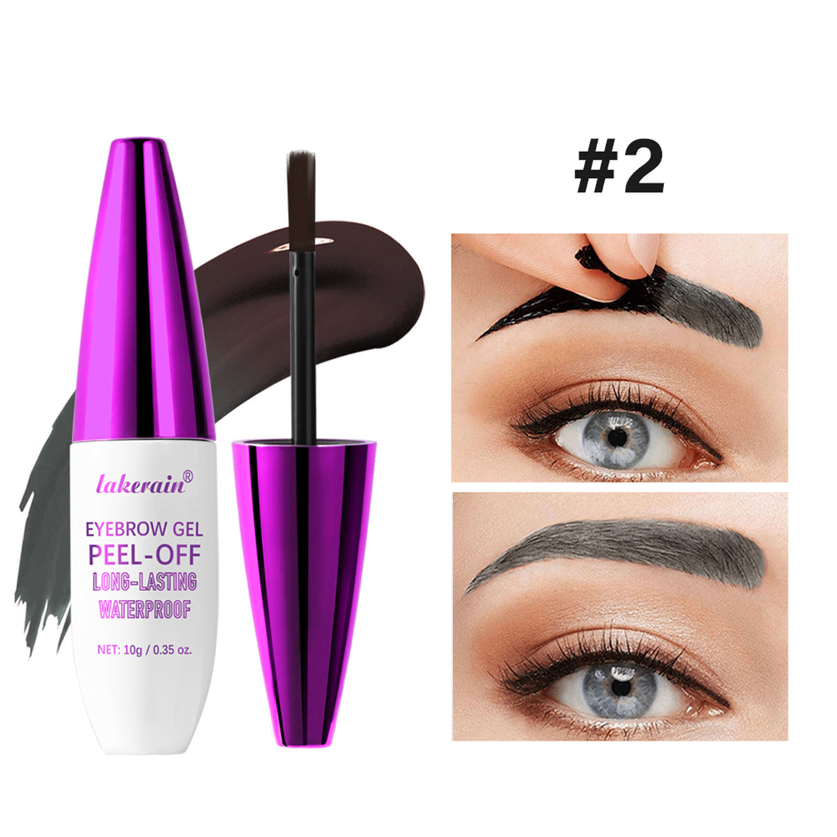 Waterproof And Sweat-proof Easy To Color Tear And Pull Eyebrow Cream-4145ad60fd948f416c1647ae0ad01e