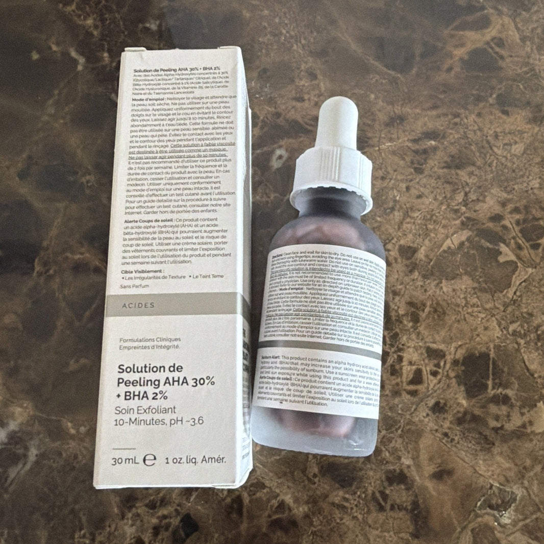 The Ordinary AHA 30% + BHA 2% Peeling Solution, Advanced Exfoliating Peel-The Ordinary AHA 30% + BHA 2% Peeling Solution, Advanced Exfoliating Peel