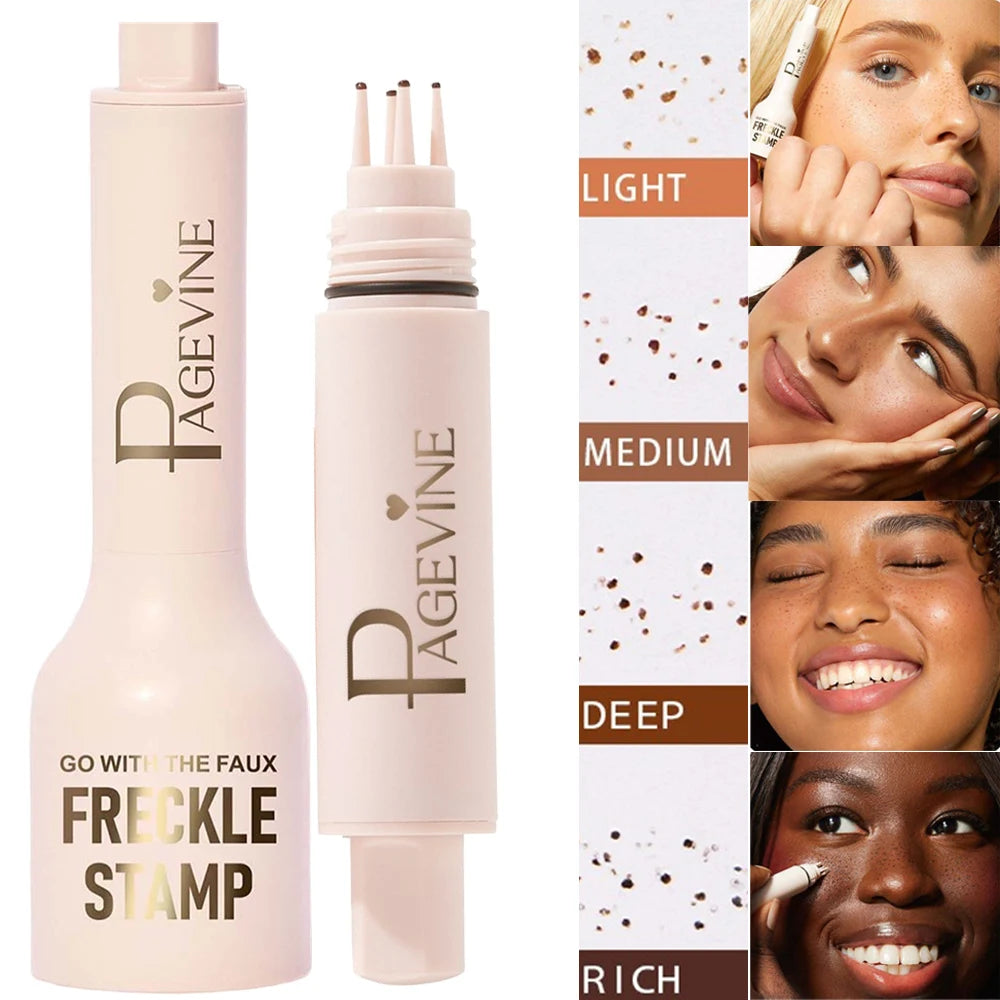 Five Point Freckle Stamp Pen Liquid Air Cushion Natural-Look Lifelike Freckle Quick-Dry Dot Spot Mole Effortless Lasting Makeup-68bea813b13e86e5b0c4a9a49b3a2341