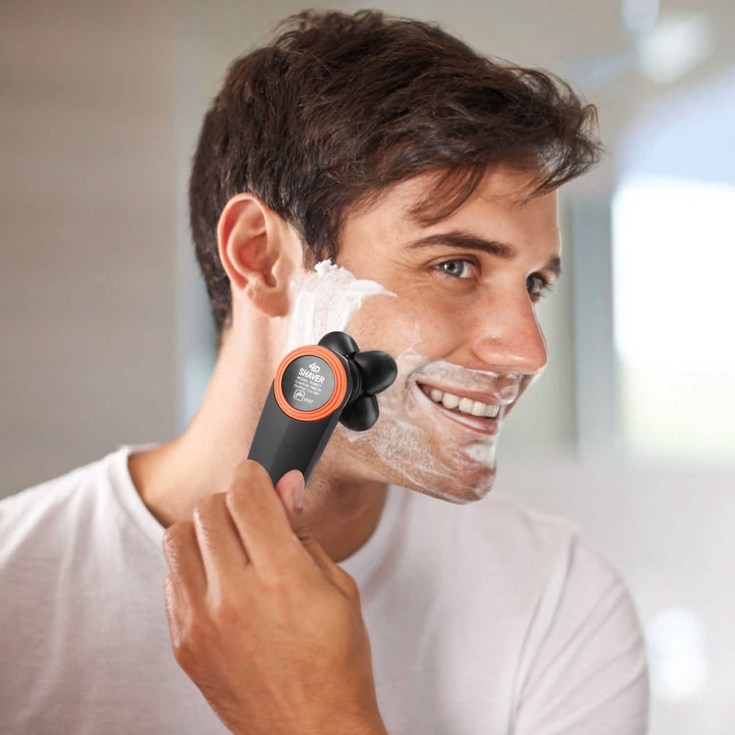4D Electric Shavers Razor IPX7 Rechargeable Beard Trimmer-4D Electric Shavers Razor IPX7 Rechargeable Beard Trimmer