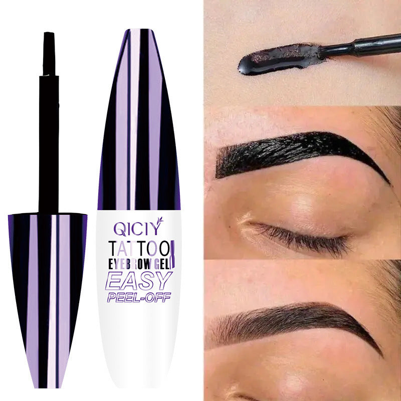 Tattoo Easy Peel Off Eyebrow Gel Cream Types Long-Lasting Smudge-Proof Sweat Resistant Waterproof Cosmetics-d42e03675002efe64f0a2454ac7de1a4