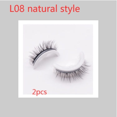 Reusable 3D Mink Lashes Natural False Eyelashes Self Adhesive Fake Glue Free Makeup Eyelash Extension Silk-e8b33653922228c753463f0eed650d0b