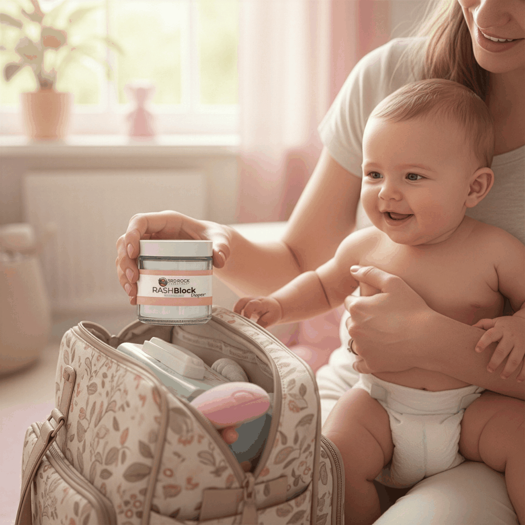 RASHBlock® Diaper 75ppm Silver Diaper Care Ointment - Water Soluble 3 oz-RASHBlock® Diaper 75ppm Silver Diaper Care Ointment - Water Soluble 3 oz