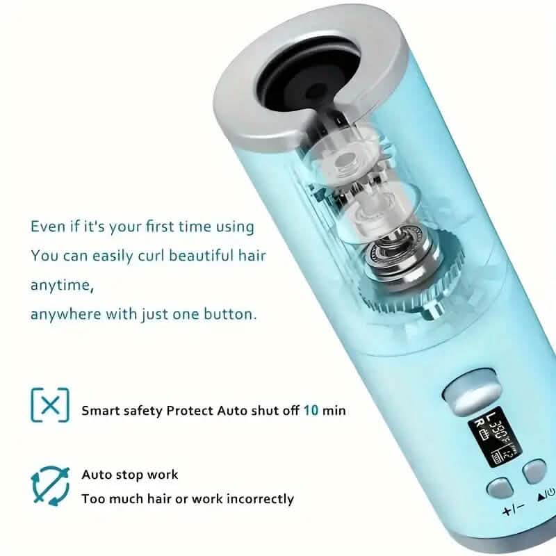 5 Heat Settings Auto-Curler for Luscious Locks-5 Heat Settings Auto-Curler for Luscious Locks