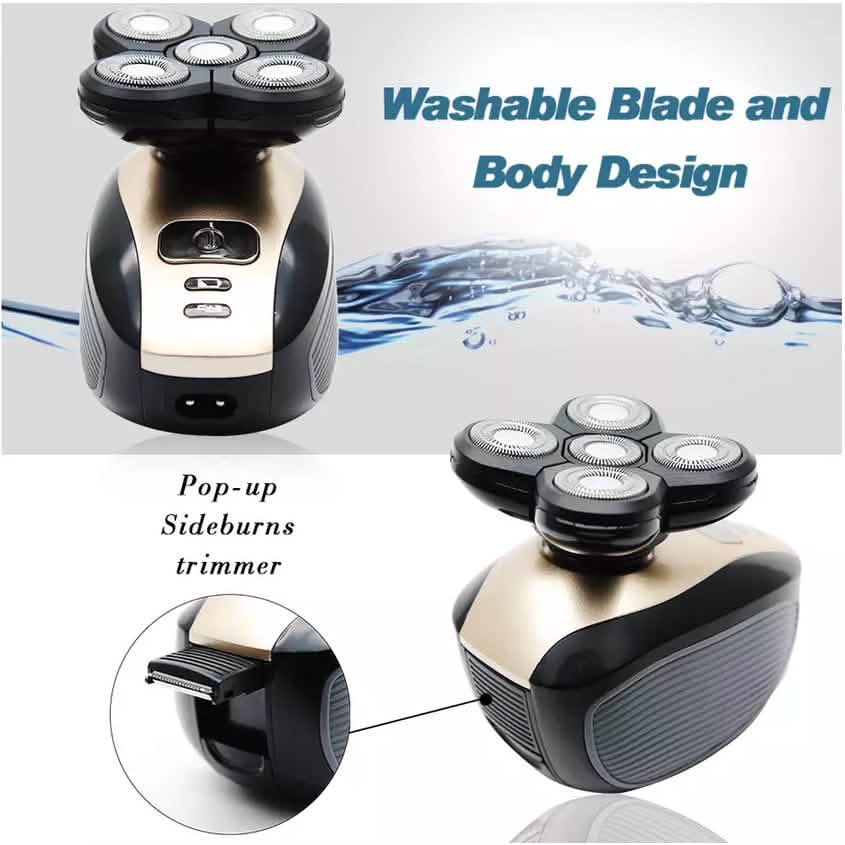 5-in-1 4D Rotary Electric Shaver Beard Trimmer-5-in-1 4D Rotary Electric Shaver Beard Trimmer