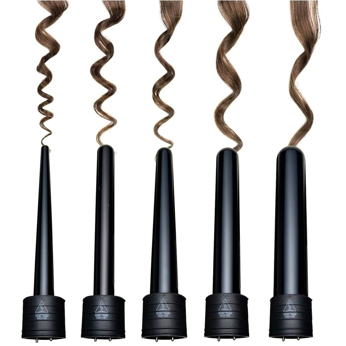 5-in-1 Curling Iron Wand Set Hair Curler Set With 5 Interchangeable Barrels Roller-5-in-1 Curling Iron Wand Set Hair Curler Set With 5 Interchangeable Barrels Roller