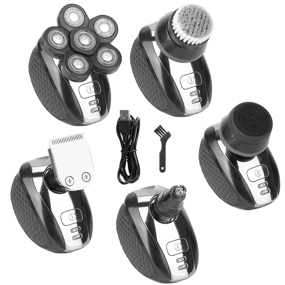 5-in-1 Electric Razor For Bald Men-5-in-1 Electric Razor For Bald Men
