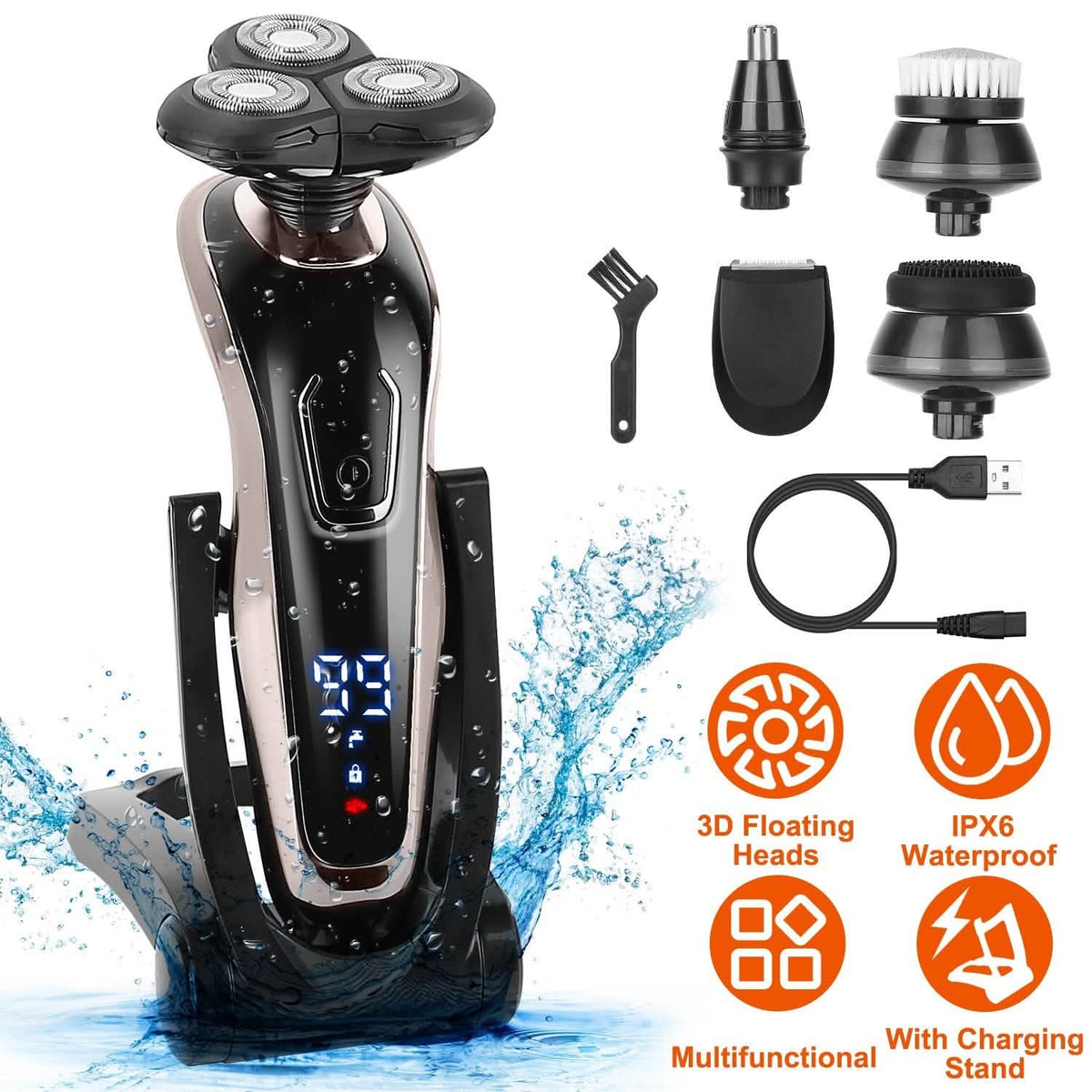 5-in-1 Electric Razor Shaver-5-in-1 Electric Razor Shaver