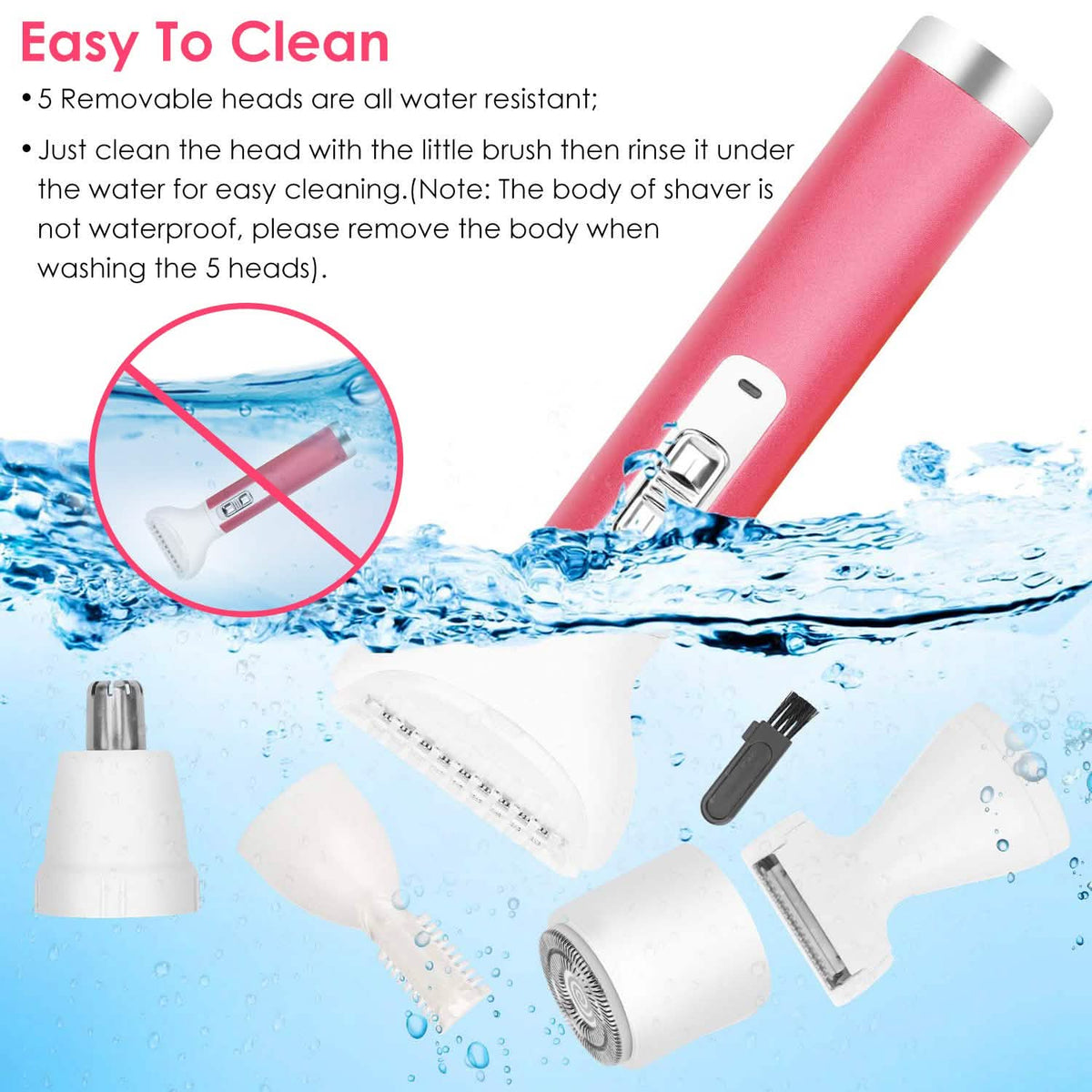 5-in-1 Lady Electric Razor-5-in-1 Lady Electric Razor
