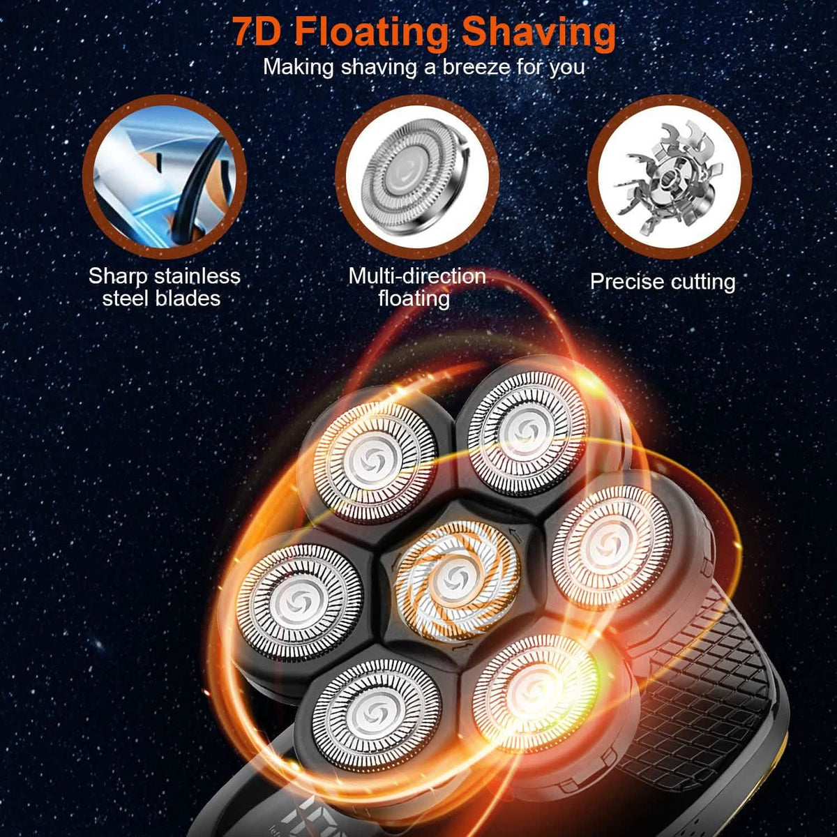 5-in-1 Rechargeable Cordless Trimmer Shaver Kit-5-in-1 Rechargeable Cordless Trimmer Shaver Kit
