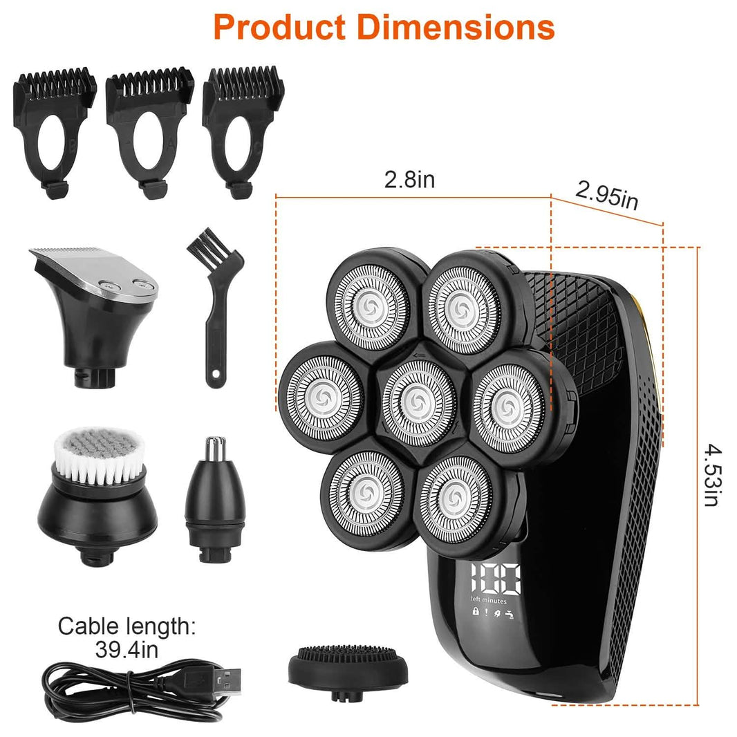 5-in-1 Rechargeable Cordless Trimmer Shaver Kit-5-in-1 Rechargeable Cordless Trimmer Shaver Kit