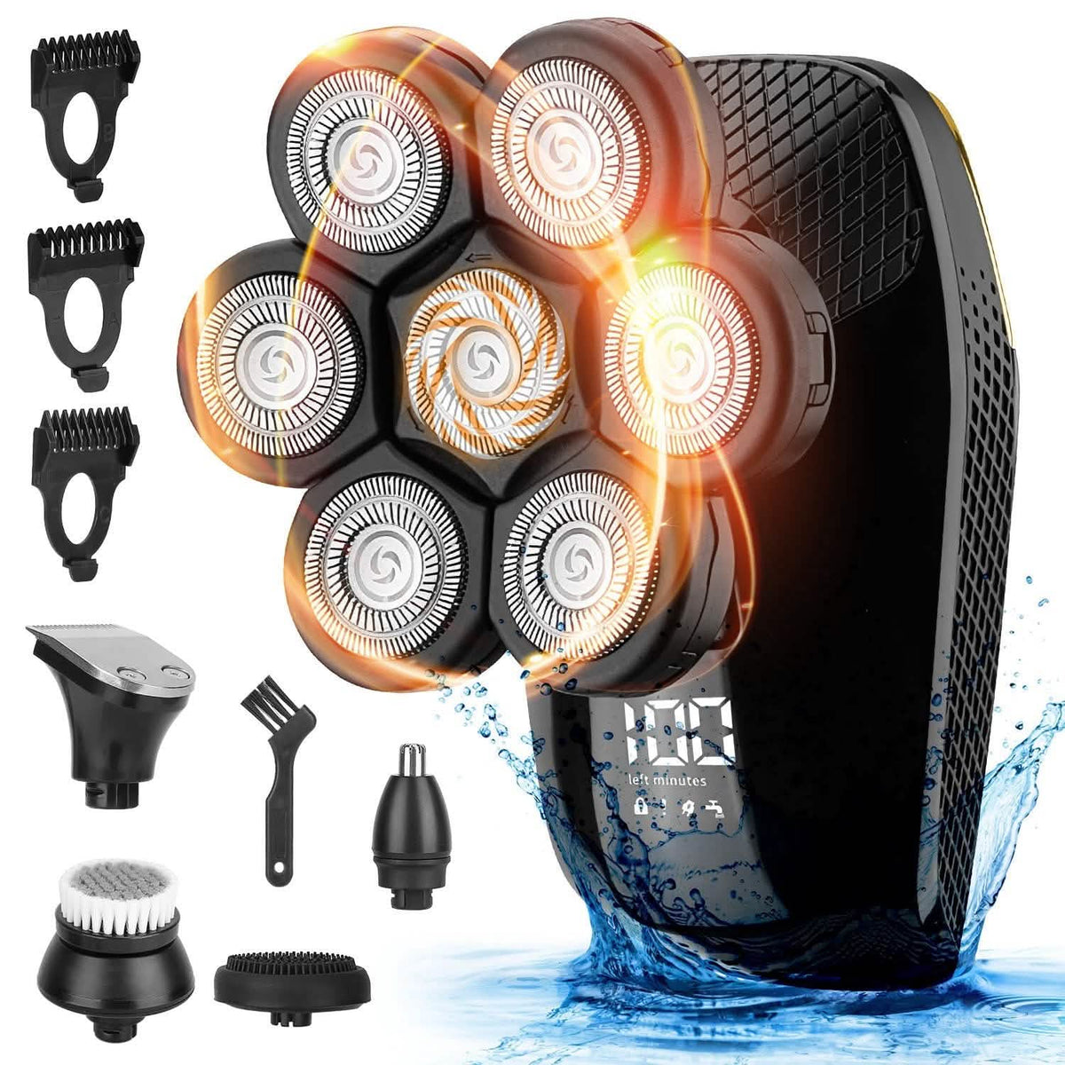 5-in-1 Rechargeable Cordless Trimmer Shaver Kit-5-in-1 Rechargeable Cordless Trimmer Shaver Kit