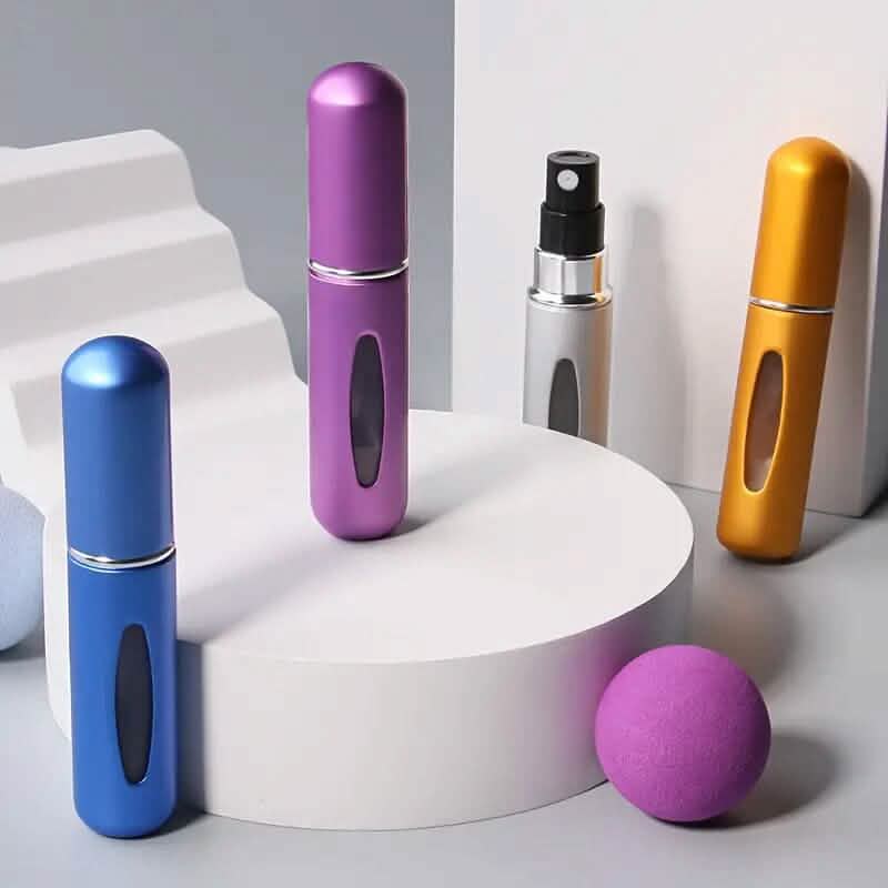 5-Pack: 0.17 Oz Matte Mini Perfume Atomizers-5-Pack: 0.17 Oz Matte Mini Perfume Atomizers