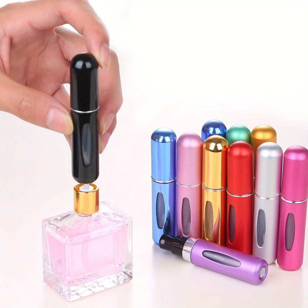 5-Pack: 0.17 Oz Matte Mini Perfume Atomizers-5-Pack: 0.17 Oz Matte Mini Perfume Atomizers
