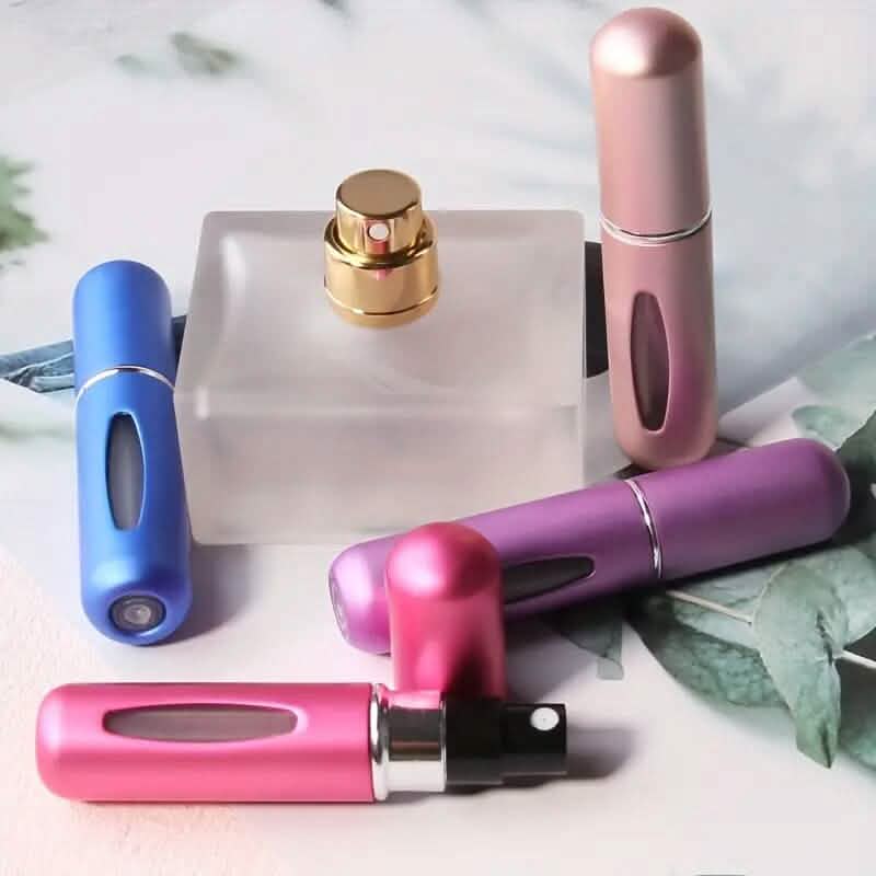 5-Pack: 0.17 Oz Matte Mini Perfume Atomizers-5-Pack: 0.17 Oz Matte Mini Perfume Atomizers