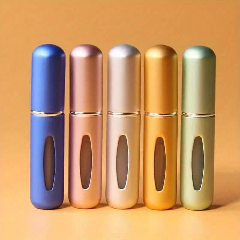 5-Pack: 0.17 Oz Matte Mini Perfume Atomizers-5-Pack: 0.17 Oz Matte Mini Perfume Atomizers