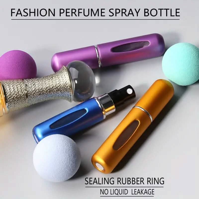 5-Pack: 0.17 Oz Matte Mini Perfume Atomizers-5-Pack: 0.17 Oz Matte Mini Perfume Atomizers