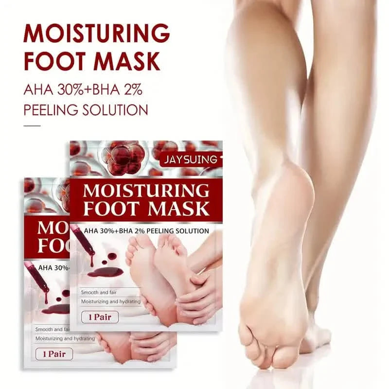 5-Pack: JAYSUING AHA 30% BHA 2% Peeling Solution Foot Mask-5-Pack: JAYSUING AHA 30% BHA 2% Peeling Solution Foot Mask