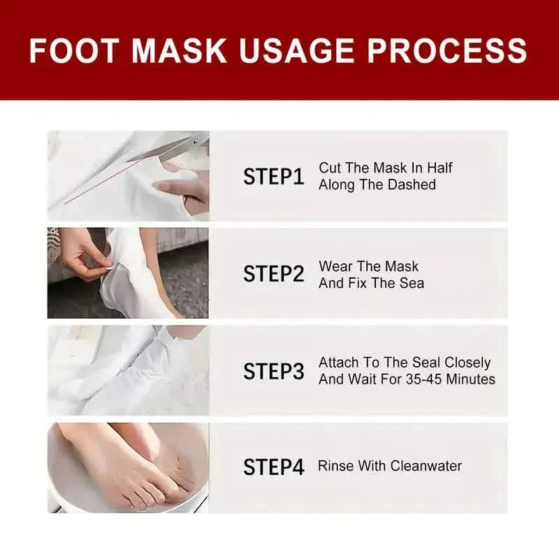 5-Pack: JAYSUING AHA 30% BHA 2% Peeling Solution Foot Mask-5-Pack: JAYSUING AHA 30% BHA 2% Peeling Solution Foot Mask