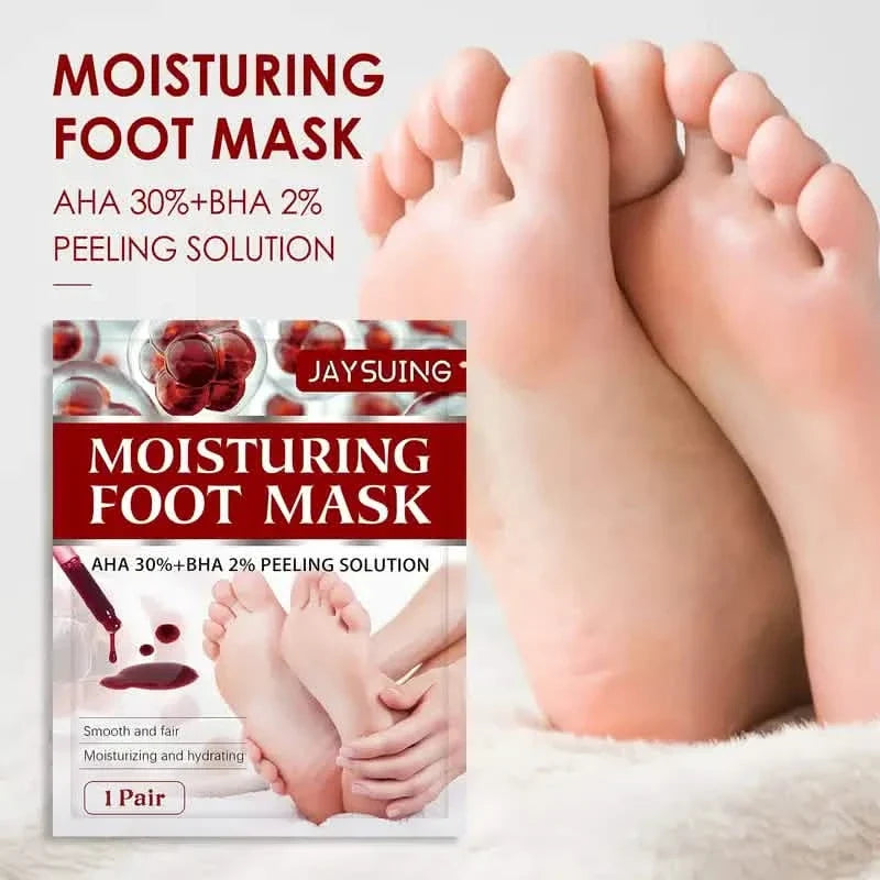 5-Pack: JAYSUING AHA 30% BHA 2% Peeling Solution Foot Mask-5-Pack: JAYSUING AHA 30% BHA 2% Peeling Solution Foot Mask