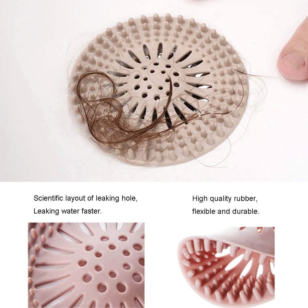 5-Pack: Silicone Hair Stopper-5-Pack: Silicone Hair Stopper