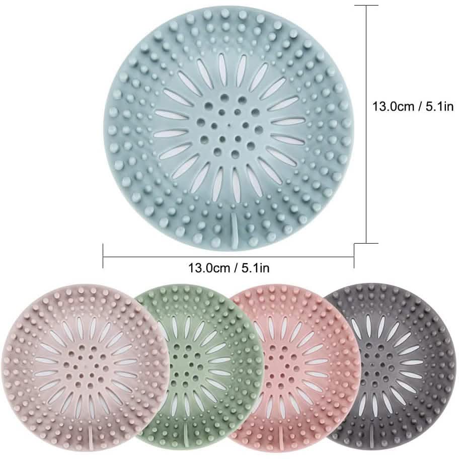 5-Pack: Silicone Hair Stopper-5-Pack: Silicone Hair Stopper