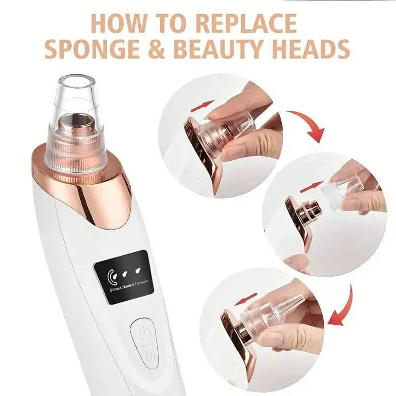 5-Suction Blackhead Removal Face Pore Cleaner-5-Suction Blackhead Removal Face Pore Cleaner