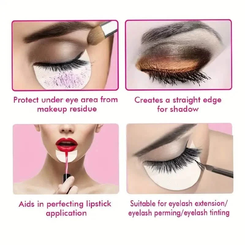 50-Pack: Alcohol-Free Protector Guards for Eyeliner, Mascara, and Lip Makeup Application-50-Pack: Alcohol-Free Protector Guards for Eyeliner, Mascara, and Lip Makeup Application