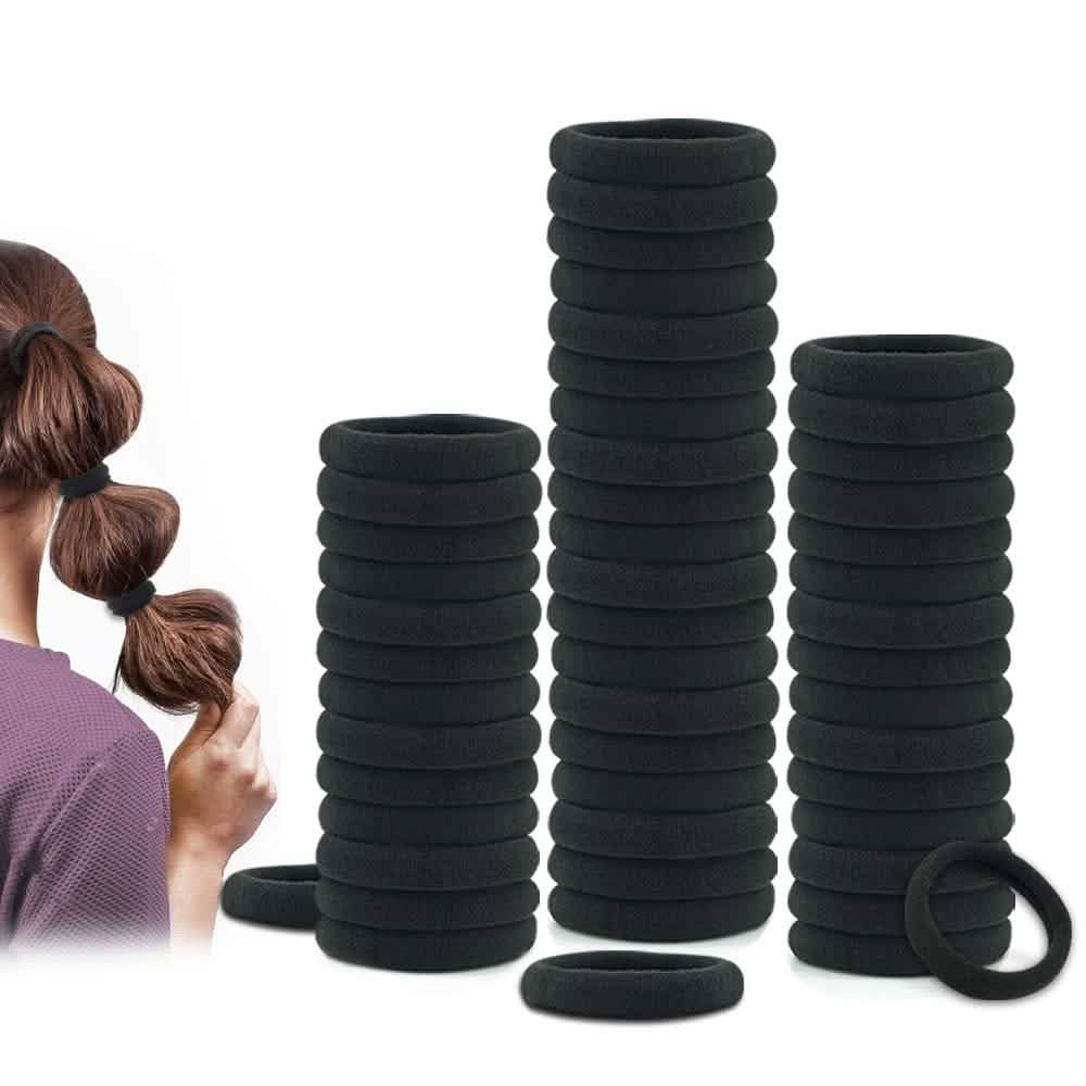 50-Pack: Dreamlover Black Hair Bands-50-Pack: Dreamlover Black Hair Bands