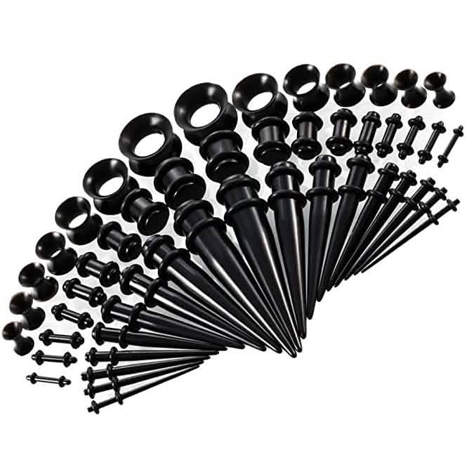 50-Piece: Ear Stretching Kit-50-Piece: Ear Stretching Kit