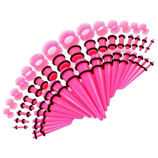 50-Piece: Ear Stretching Kit-50-Piece: Ear Stretching Kit