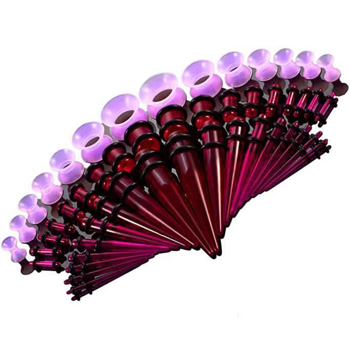 50-Piece: Ear Stretching Kit-50-Piece: Ear Stretching Kit
