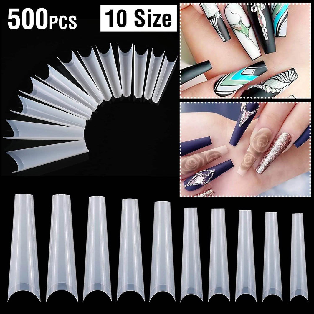 500-Piece: Long False Finger Nails-500-Piece: Long False Finger Nails
