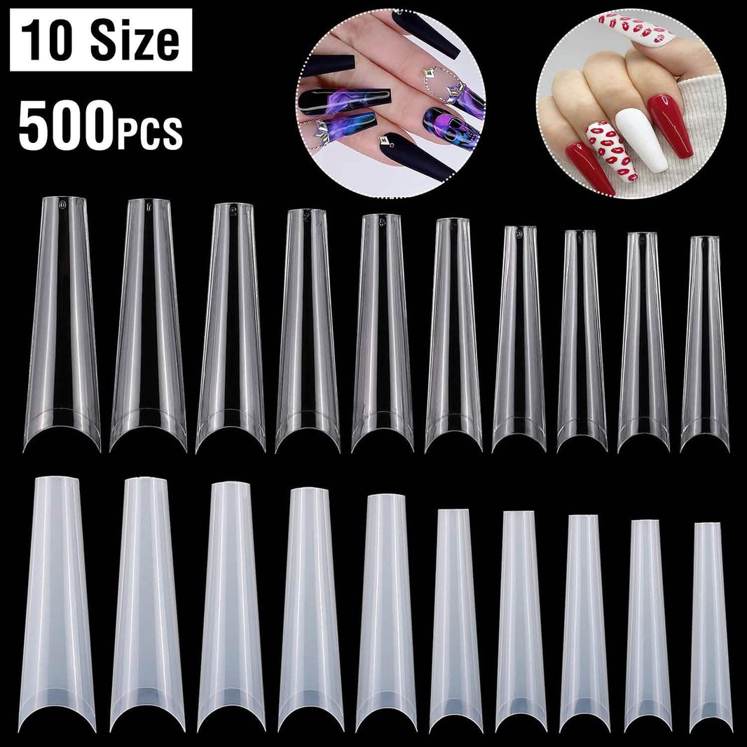 500-Piece: Long False Finger Nails-500-Piece: Long False Finger Nails