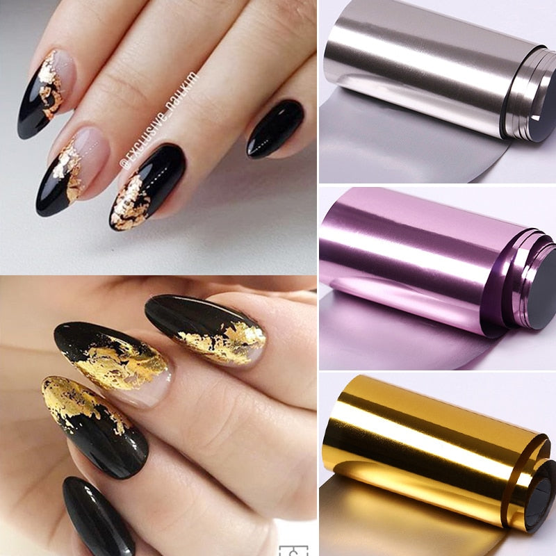 Nail Star paper rose gold transfer sticker-57f799fa7028e375a9d7c1002e72e7a6