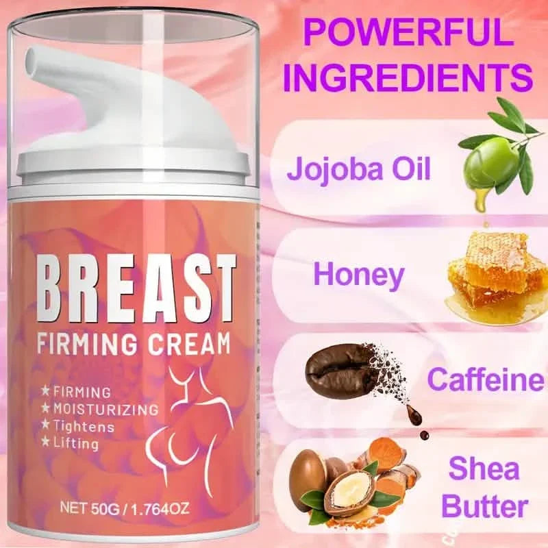 50g Breast Firming Cream with Jojoba Oil, Vitamin E, and Honey-50g Breast Firming Cream with Jojoba Oil, Vitamin E, and Honey