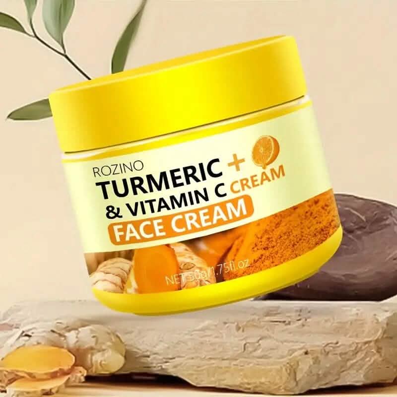 50g/1.75 Oz Turmeric + Vitamin C Face Cream with Hyaluronic Acid-50g/1.75 Oz Turmeric + Vitamin C Face Cream with Hyaluronic Acid