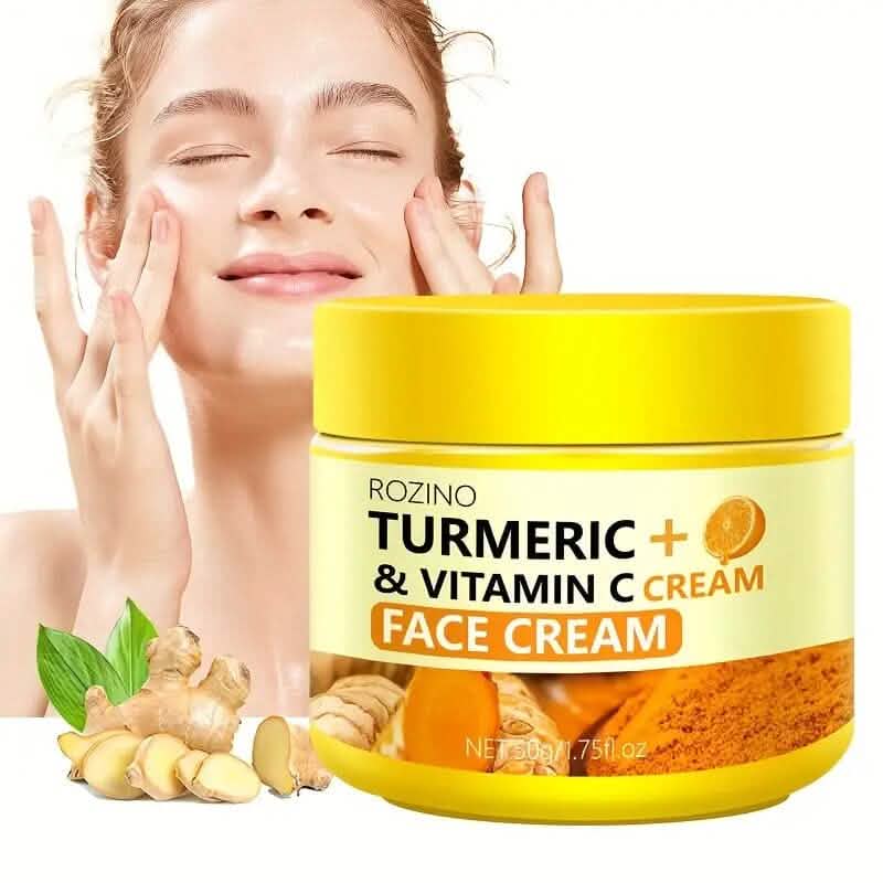 50g/1.75 Oz Turmeric + Vitamin C Face Cream with Hyaluronic Acid-50g/1.75 Oz Turmeric + Vitamin C Face Cream with Hyaluronic Acid
