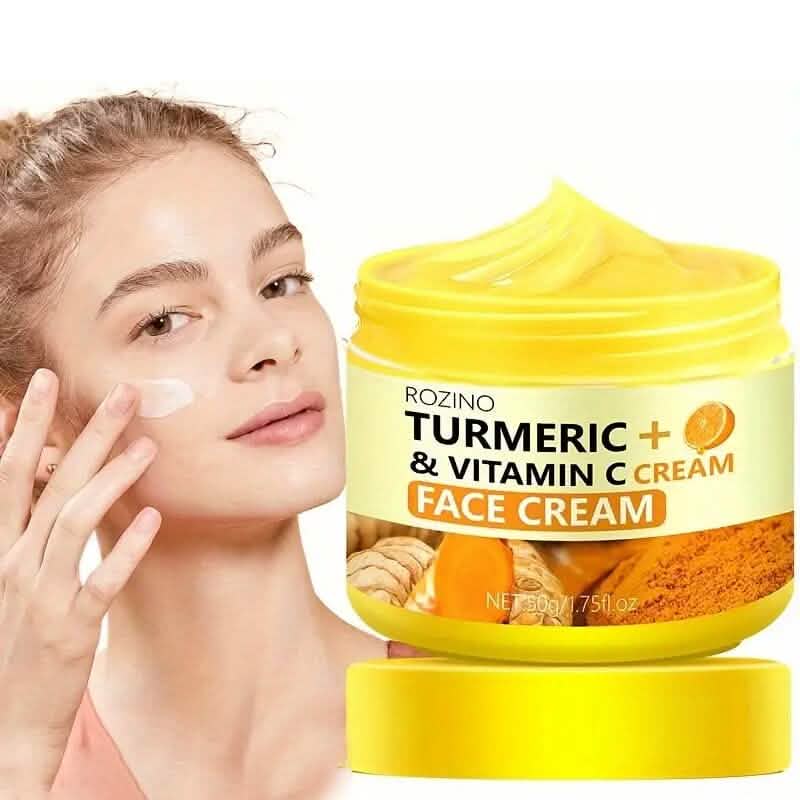 50g/1.75 Oz Turmeric + Vitamin C Face Cream with Hyaluronic Acid-50g/1.75 Oz Turmeric + Vitamin C Face Cream with Hyaluronic Acid