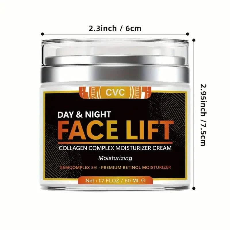 50ml Revitalizing Face Lift Cream - Visibly Firms, Lifts, and Hydrates with Hyaluronic Acid, Collagen-50ml Revitalizing Face Lift Cream - Visibly Firms, Lifts, and Hydrates with Hyaluronic Acid, Collagen