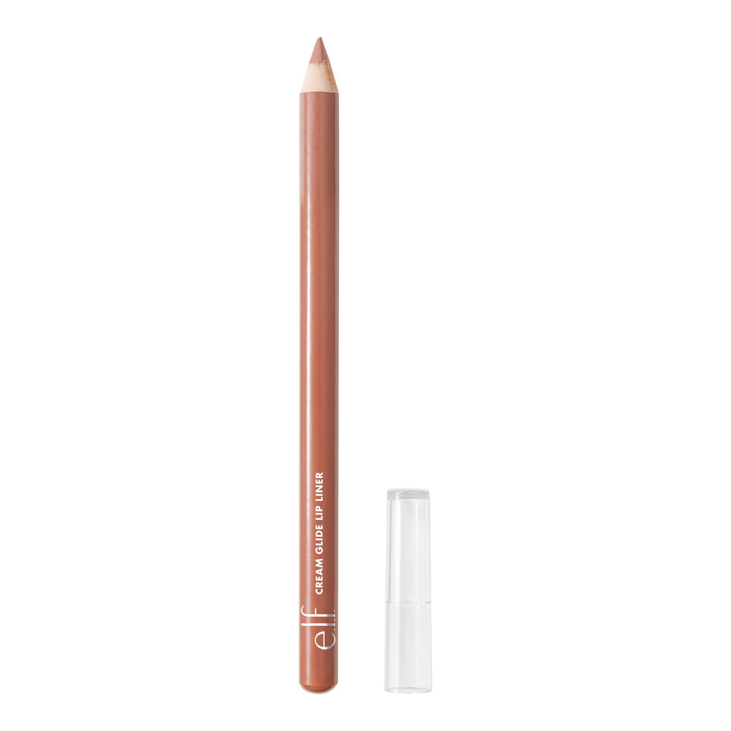 e.l.f. Cream Glide Lip Liner, Highly-Pigmented Pencil For Shaping & Sculpting Lips, Semi-Matte Finish, Vegan & Cruelty-Free-e.l.f. Cream Glide Lip Liner, Highly-Pigmented Pencil For Shaping & Sculpting Lips, Semi-Matte Finish, Vegan & Cruelty-Free