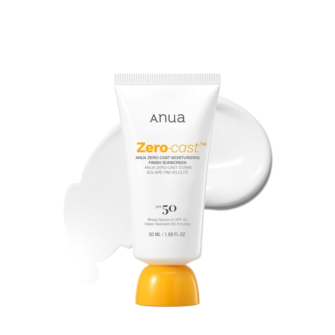 ANUA Zero-Cast Moisturizing Finish Sunscreen SPF50+ PA++++-ANUA Zero-Cast Moisturizing Finish Sunscreen SPF50+ PA++++